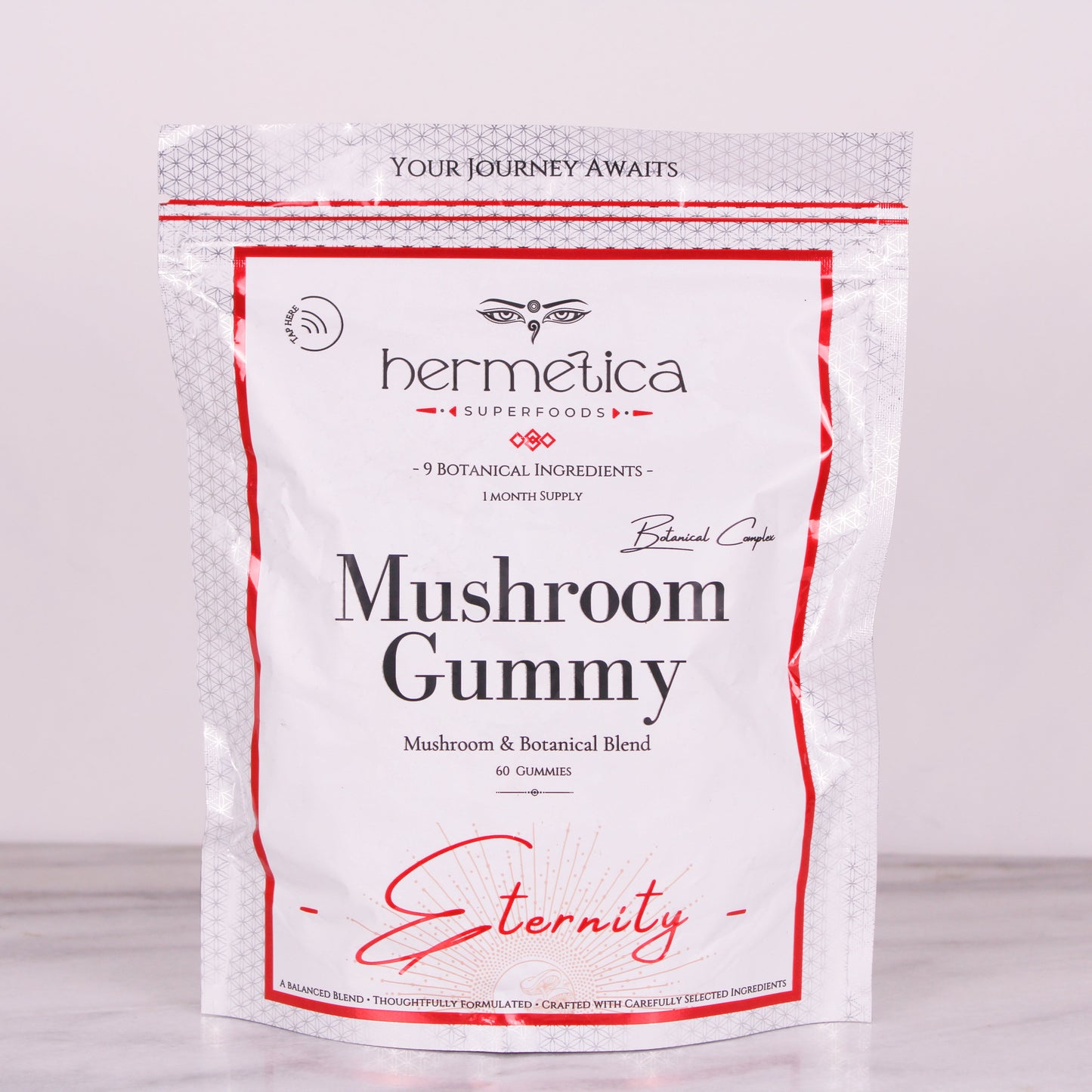 Eternity Mushroom Gummy – 12-in-1 Adaptogenic Mushroom & Botanical Blend