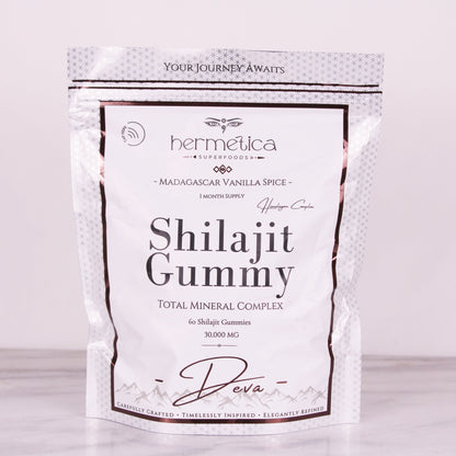Deva Shilajit Gummy – 10-in-1 Adaptogen & Mineral Complex