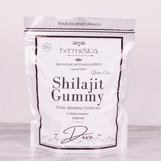 Deva Shilajit Gummy – 10-in-1 Adaptogen & Mineral Complex